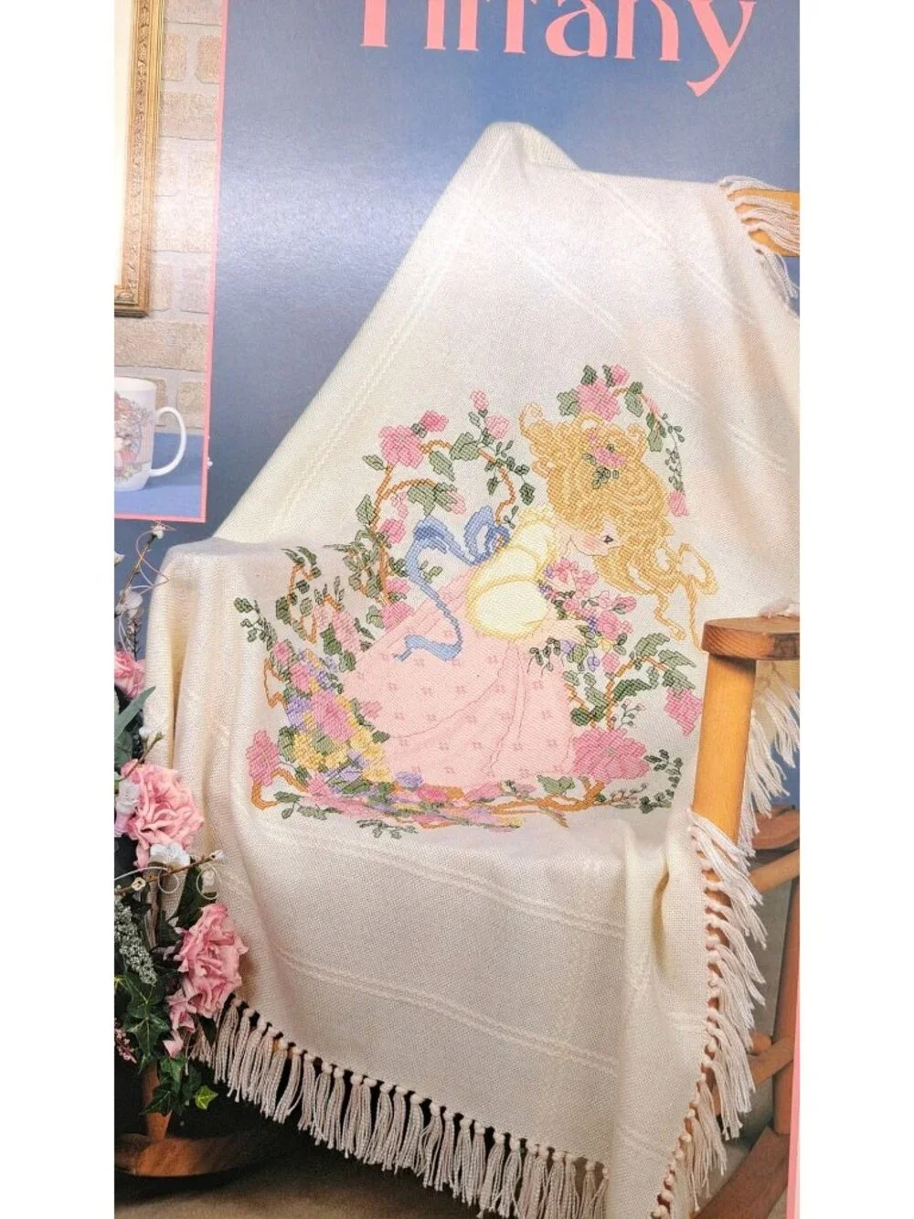 Vintage Precious Moments Tiffany Cross Stitch Pattern Gloria Pat 1996 PM44 New